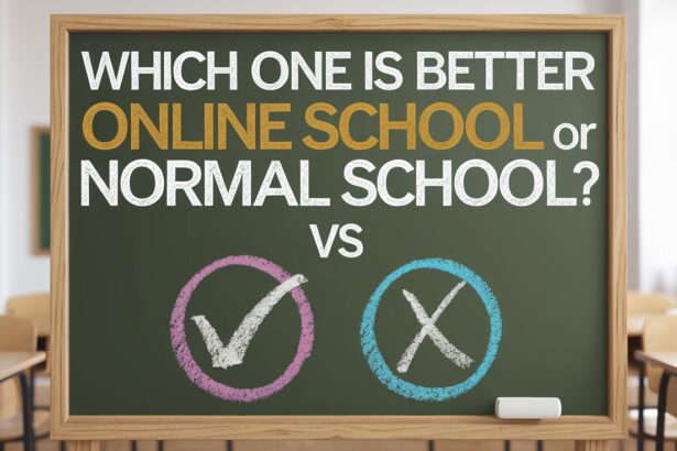 Which one is better online school or normal school