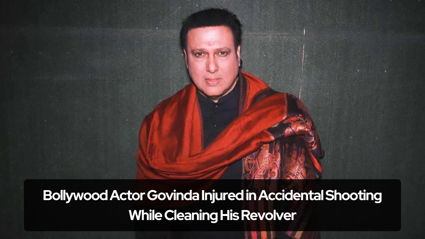 Bollywood Actor Govinda Injured in Accidental Shooting While Cleaning His Revolver