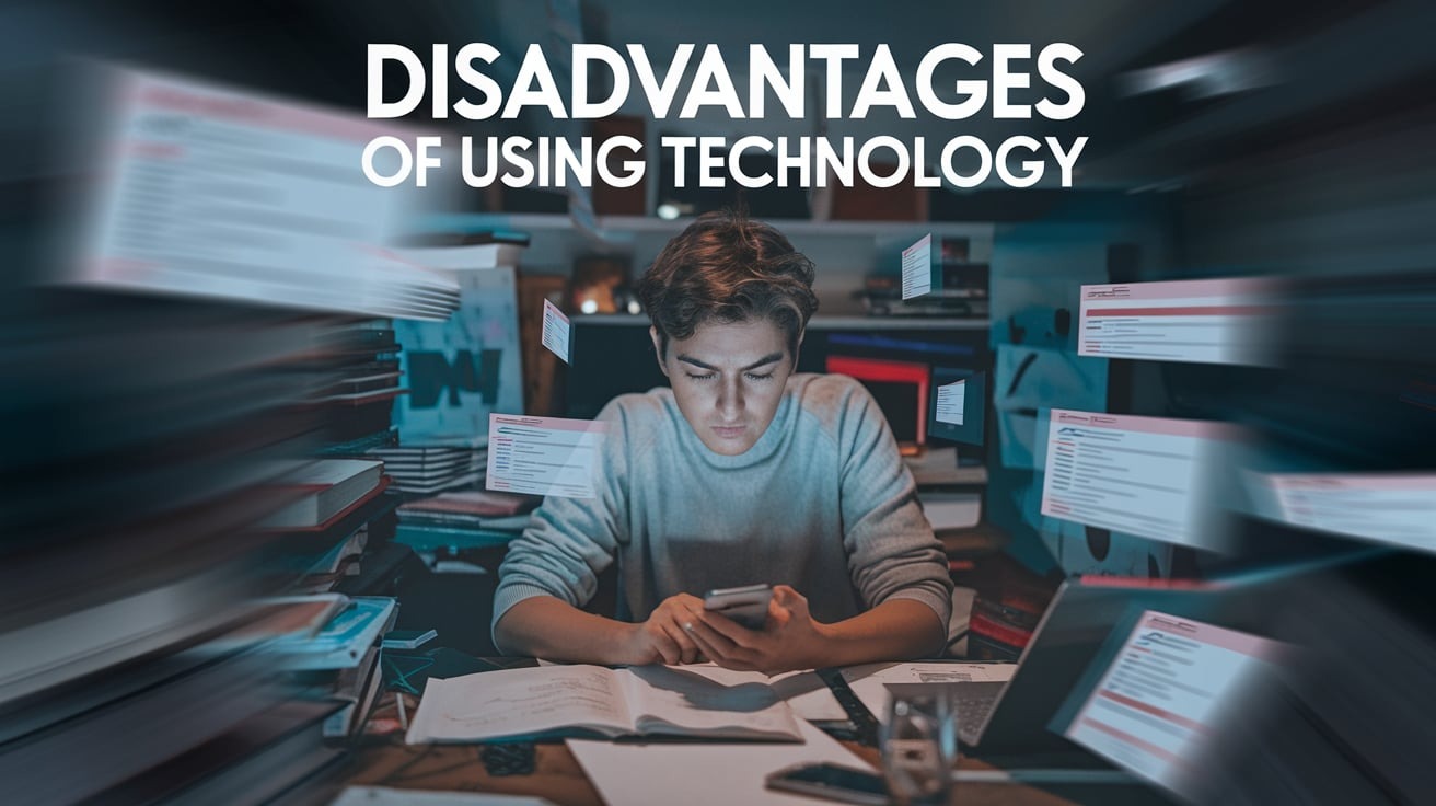 What are the disadvantages of using technology daily in everyday life?